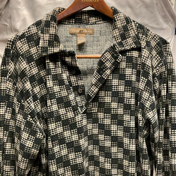 John Henry Men’s Pullover Henley Shirt - Picture 1 of 4